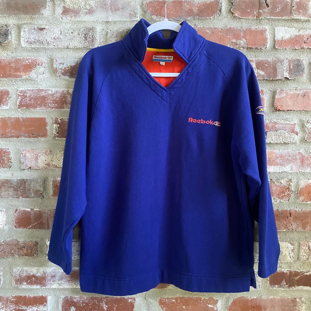 Reebok Freestyle Boys Sweater Royal Blue Size 12